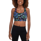 Sports Bra in Night Garden